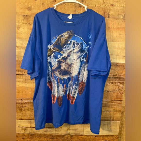 Fruit of the Loom Other - FOTL vintage wolf t-shirt